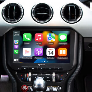 D9-MST2015H Plus Android Navigationssystem für Ford Mustang VI mit 10,1-Zoll Touchscreen, Inkl. Head-up-Display, Apple CarPla