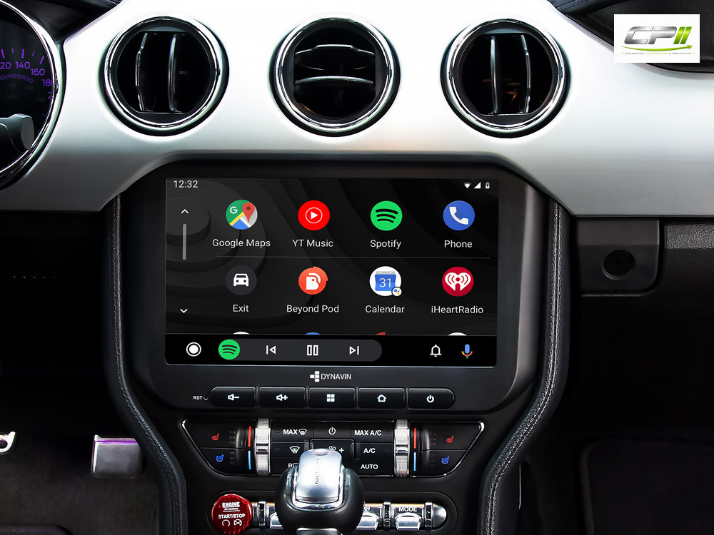 D9-MST2015H Plus Android Navigationssystem für Ford Mustang VI mit 10,1-Zoll Touchscreen, Inkl. Head-up-Display, Apple CarPla