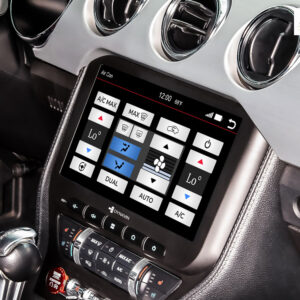 D9-MST2015H Plus Android Navigationssystem für Ford Mustang VI mit 10,1-Zoll Touchscreen, Inkl. Head-up-Display, Apple CarPla