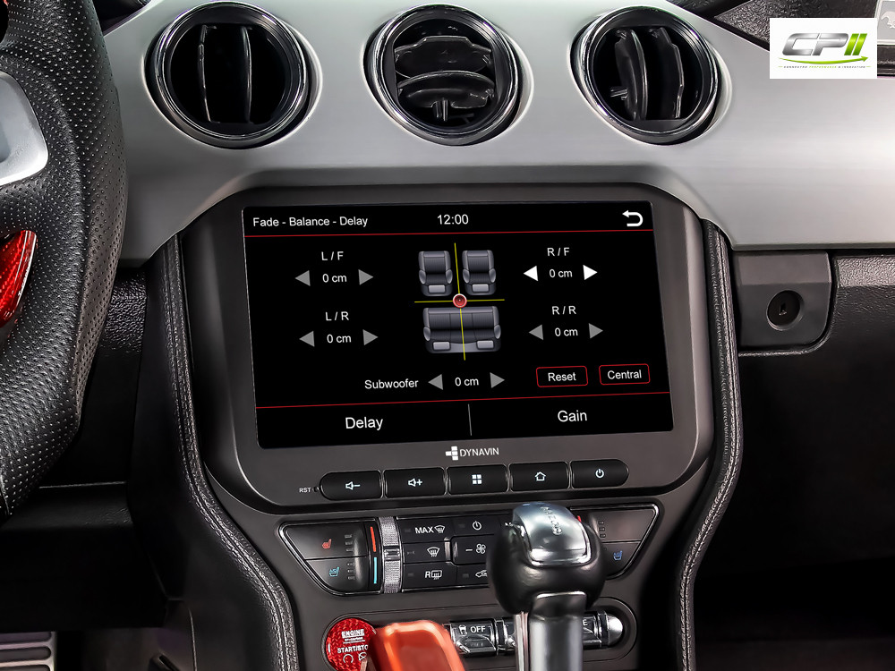 D9-MST2015H Plus Android Navigationssystem für Ford Mustang VI mit 10,1-Zoll Touchscreen, Inkl. Head-up-Display, Apple CarPla