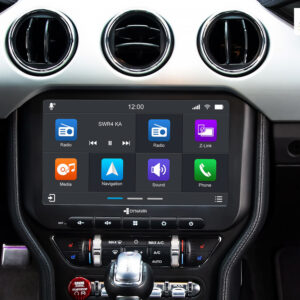 D9-MST2015H Plus Android Navigationssystem für Ford Mustang VI mit 10,1-Zoll Touchscreen, Inkl. Head-up-Display, Apple CarPla