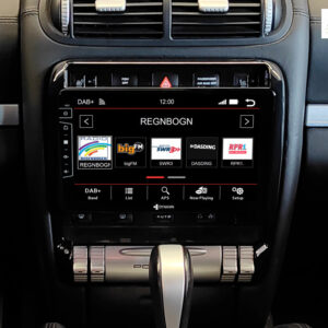 D9-PC Premium Android Autoradio für Porsche Cayenne mit 4 x 100W Class-D Verstärker, 9 Zoll Display (hochauflösend), Inkl. He