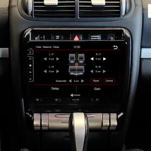 D9-PC Premium Android Autoradio für Porsche Cayenne mit 4 x 100W Class-D Verstärker, 9 Zoll Display (hochauflösend), Inkl. He