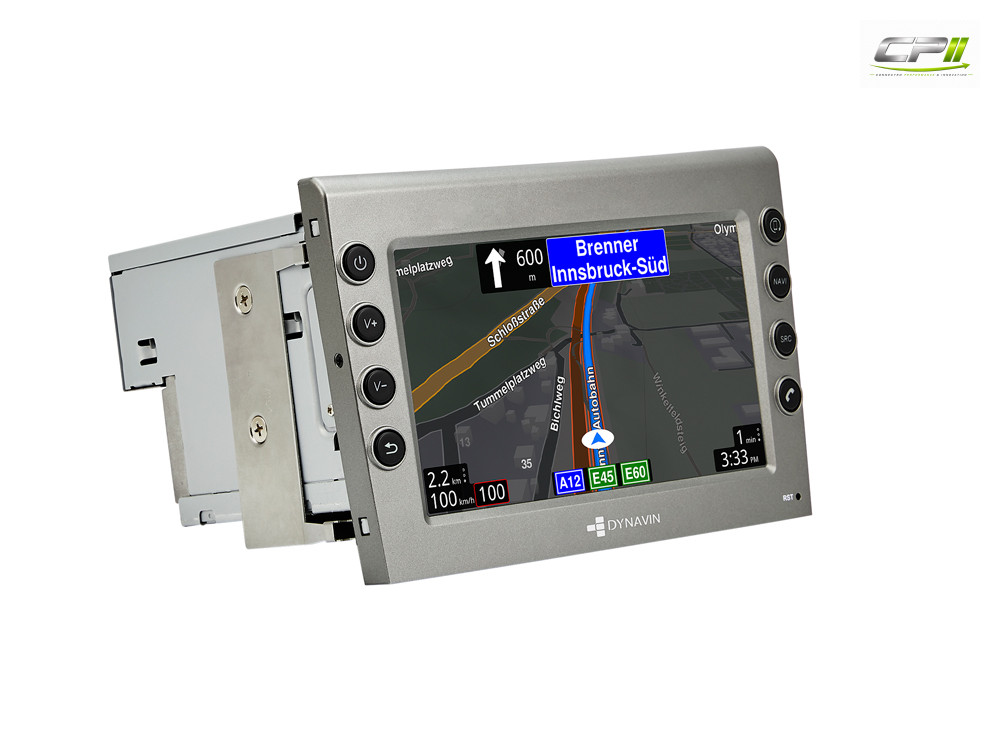 D9-PSs Plus Android Navigationssystem für Porsche Boxster, Cayman, Carrera, 911 mit 7-Zoll Touchscreen, Inkl. Head-up-Display