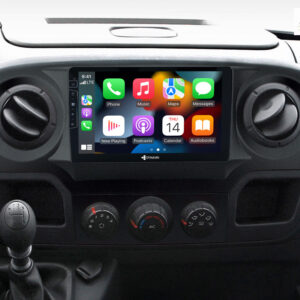 D9-RN-1 Plus – C Android Navigationssystem für Renault Master mit 9-Zoll Touchscreen, Inkl. Head-up-Display, Apple CarPlay un