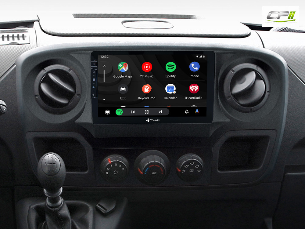 D9-RN-1 Plus – C Android Navigationssystem für Renault Master mit 9-Zoll Touchscreen, Inkl. Head-up-Display, Apple CarPlay un