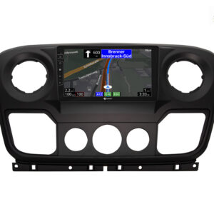 D9-RN-1 Plus – C Android Navigationssystem für Renault Master mit 9-Zoll Touchscreen, Inkl. Head-up-Display, Apple CarPlay un