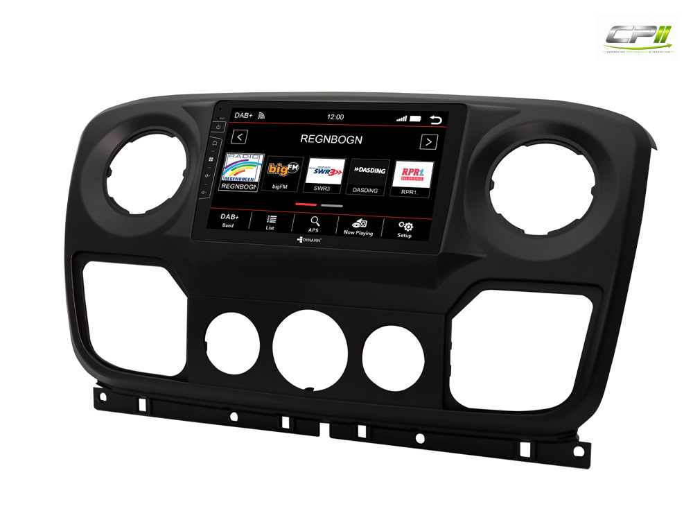D9-RN-1 Plus – C Android Navigationssystem für Renault Master mit 9-Zoll Touchscreen, Inkl. Head-up-Display, Apple CarPlay un