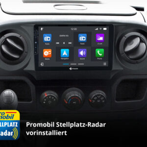 D9-RN-1 Plus – C Android Navigationssystem für Renault Master mit 9-Zoll Touchscreen, Inkl. Head-up-Display, Apple CarPlay un