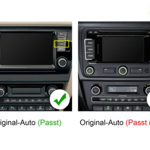 D9-RPH Premium Android Autoradio für Skoda Rapid mit 4 x 100W Class-D Verstärker, 8 Zoll Display (hochauflösend), Inkl. Head-