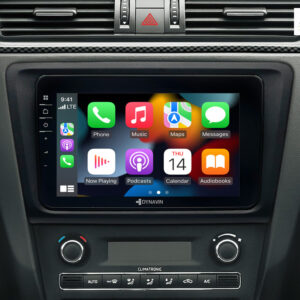 D9-RPH Premium Android Autoradio für Skoda Rapid mit 4 x 100W Class-D Verstärker, 8 Zoll Display (hochauflösend), Inkl. Head-
