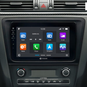 D9-RPH Premium Android Autoradio für Skoda Rapid mit 4 x 100W Class-D Verstärker, 8 Zoll Display (hochauflösend), Inkl. Head-