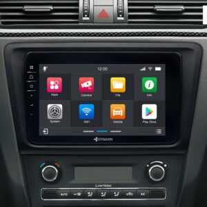 D9-RPL Premium Android Autoradio für Skoda Rapid mit 4 x 100W Class-D Verstärker, 8 Zoll Display (hochauflösend), Inkl. Head-