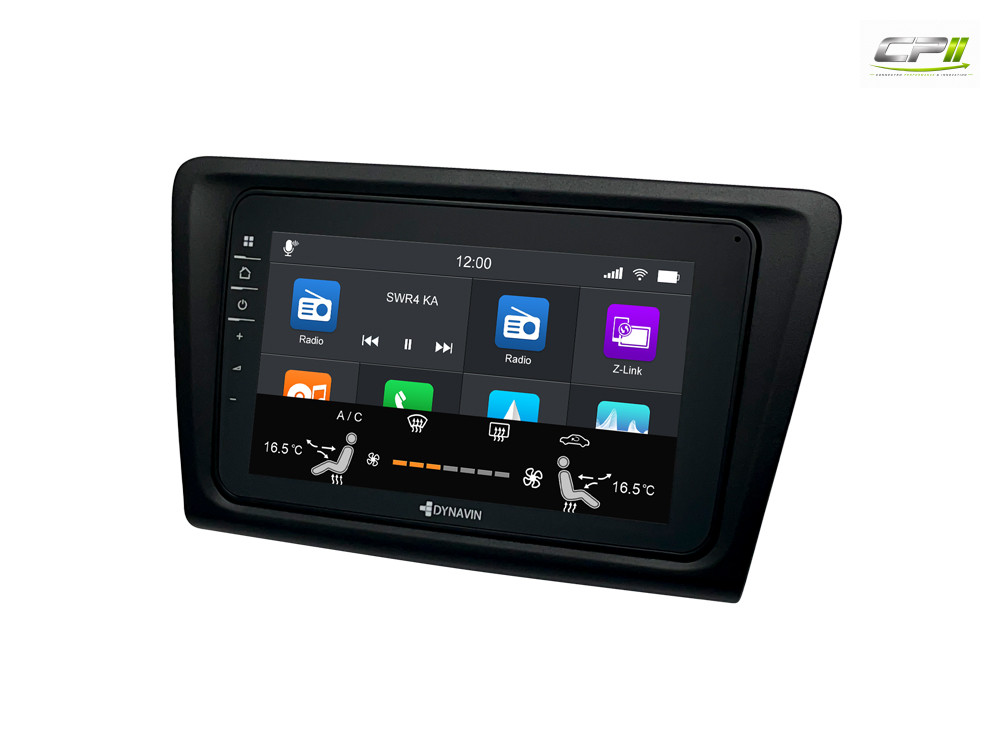D9-RPL Premium Android Autoradio für Skoda Rapid mit 4 x 100W Class-D Verstärker, 8 Zoll Display (hochauflösend), Inkl. Head-
