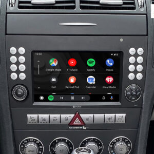 D9-SLK Premium 96GB Android Autoradio für Mercedes SLK mit 4 x 100W Class-D Verstärker, 7 Zoll Display (hochauflösend), Inkl.