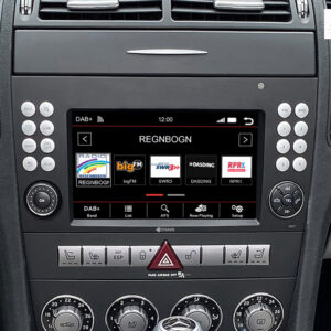 D9-SLK Premium 96GB Android Autoradio für Mercedes SLK mit 4 x 100W Class-D Verstärker, 7 Zoll Display (hochauflösend), Inkl.