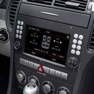 D9-SLK Premium 96GB Android Autoradio für Mercedes SLK mit 4 x 100W Class-D Verstärker, 7 Zoll Display (hochauflösend), Inkl.