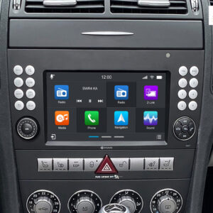 D9-SLK Premium 96GB Android Autoradio für Mercedes SLK mit 4 x 100W Class-D Verstärker, 7 Zoll Display (hochauflösend), Inkl.