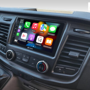 D9-TS Plus – C Android Navigationssystem für Ford Transit mit 9-Zoll Touchscreen, Inkl. Head-up-Display, Apple CarPlay und An