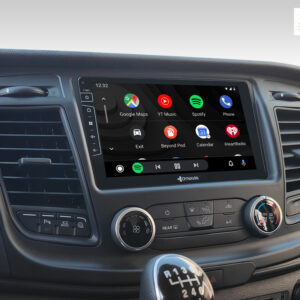 D9-TS Plus – C Android Navigationssystem für Ford Transit mit 9-Zoll Touchscreen, Inkl. Head-up-Display, Apple CarPlay und An