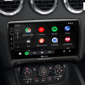 D9-TT Premium Android Autoradio für Audi TT mit 4 x 100W Class-D Verstärker, 9 Zoll Display (hochauflösend), Inkl. Head-up-Di