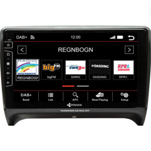 D9-TT Premium Android Autoradio für Audi TT mit 4 x 100W Class-D Verstärker, 9 Zoll Display (hochauflösend), Inkl. Head-up-Di