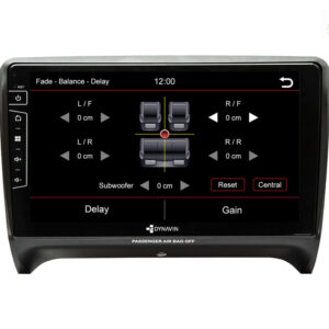D9-TT Premium Android Autoradio für Audi TT mit 4 x 100W Class-D Verstärker, 9 Zoll Display (hochauflösend), Inkl. Head-up-Di