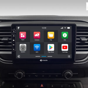 D9-TYPA Premium Android Autoradio für Toyota ProAce mit 4 x 100W Class-D Verstärker, 9 Zoll Display (hochauflösend), Inkl. He