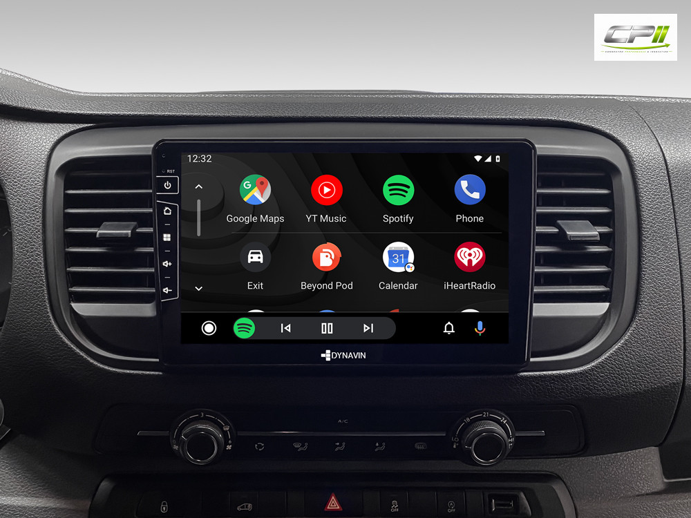 D9-TYPA Premium Android Autoradio für Toyota ProAce mit 4 x 100W Class-D Verstärker, 9 Zoll Display (hochauflösend), Inkl. He