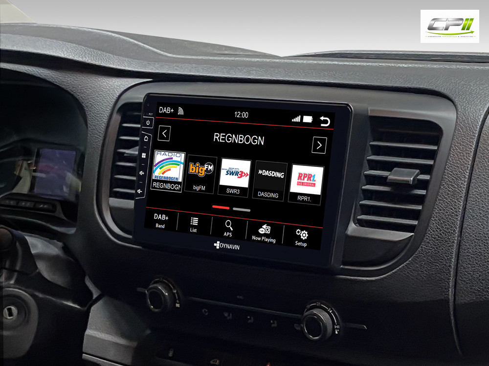 D9-TYPA Premium Android Autoradio für Toyota ProAce mit 4 x 100W Class-D Verstärker, 9 Zoll Display (hochauflösend), Inkl. He