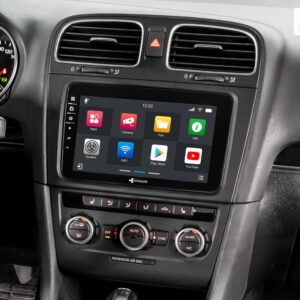 D9-V8 Premium Android Autoradio für VW | Skoda | Seat mit 4 x 100W Class-D Verstärker, 8 Zoll Display (hochauflösend), Inkl.