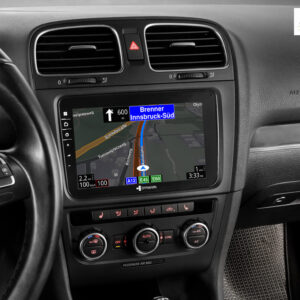D9-V8 Premium Android Autoradio für VW | Skoda | Seat mit 4 x 100W Class-D Verstärker, 8 Zoll Display (hochauflösend), Inkl.
