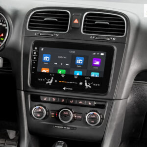 D9-V8 Premium Android Autoradio für VW | Skoda | Seat mit 4 x 100W Class-D Verstärker, 8 Zoll Display (hochauflösend), Inkl.