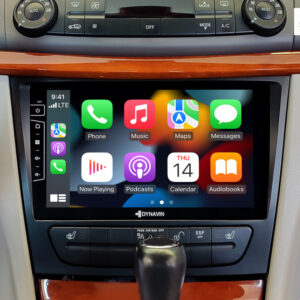 D9-W211 Premium Android Autoradio für Mercedes E-Klasse mit 4 x 100W Class-D Verstärker, 9 Zoll Display (hochauflösend), Inkl
