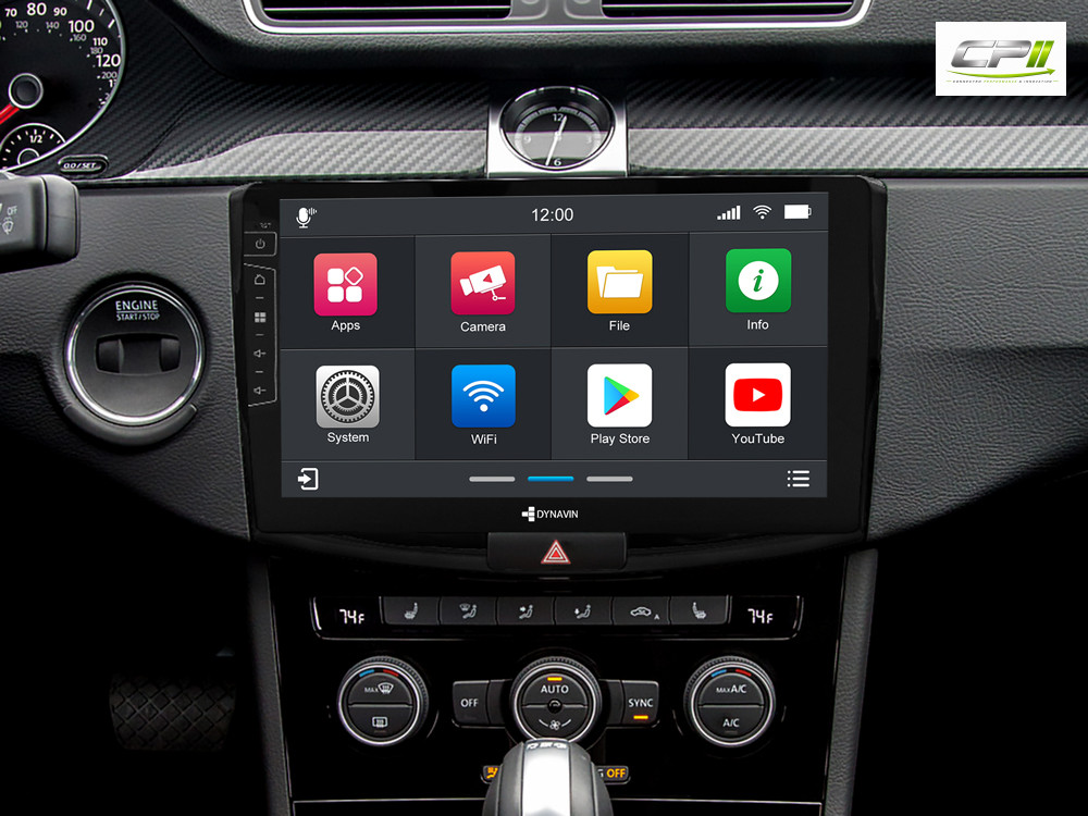 D9-2B Premium Android Autoradio für VW Passat B7 mit 4 x 100W Class-D Verstärker, 10,1 Zoll Display (hochauflösend), Inkl. He