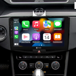 D9-2B Premium Android Autoradio für VW Passat B7 mit 4 x 100W Class-D Verstärker, 10,1 Zoll Display (hochauflösend), Inkl. He