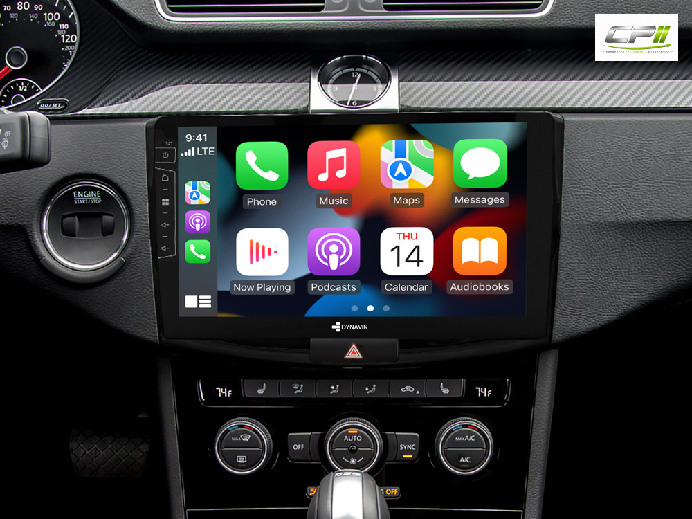 D9-2B Premium Android Autoradio für VW Passat B7 mit 4 x 100W Class-D Verstärker, 10,1 Zoll Display (hochauflösend), Inkl. He