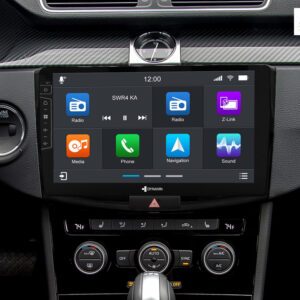 D9-2B Premium Android Autoradio für VW Passat B7 mit 4 x 100W Class-D Verstärker, 10,1 Zoll Display (hochauflösend), Inkl. He