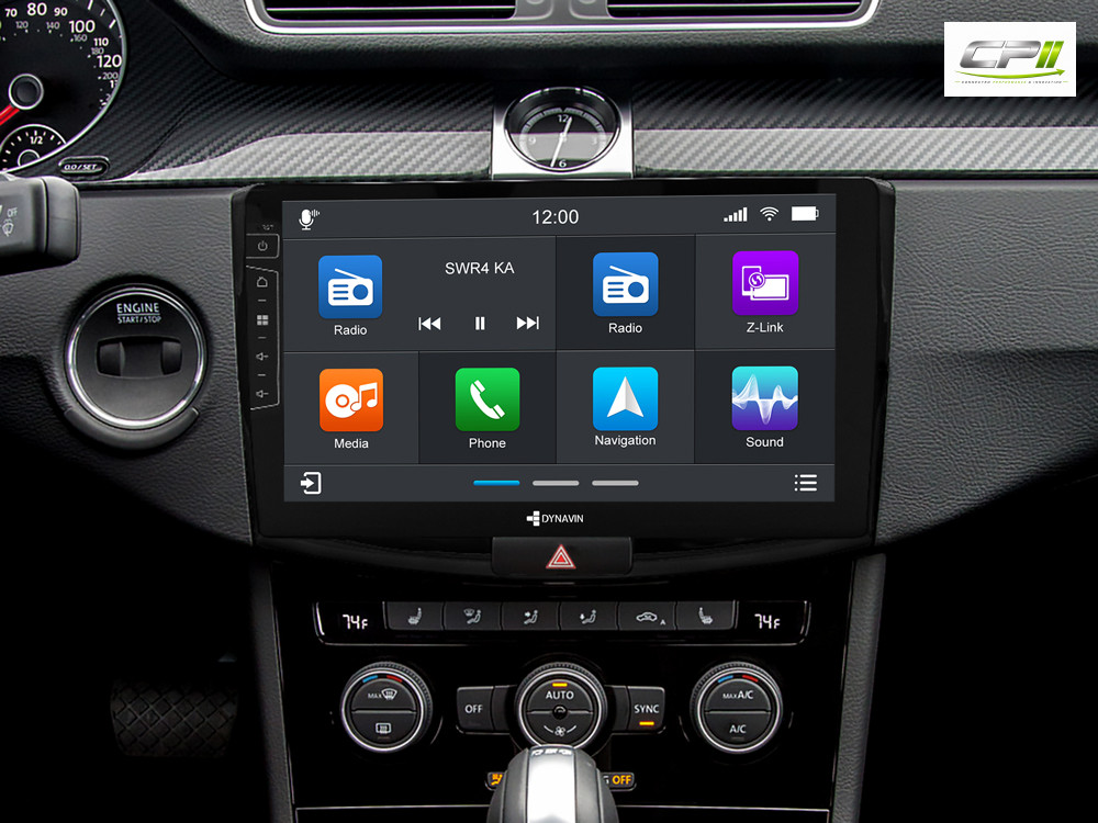 D9-2B Premium Android Autoradio für VW Passat B7 mit 4 x 100W Class-D Verstärker, 10,1 Zoll Display (hochauflösend), Inkl. He