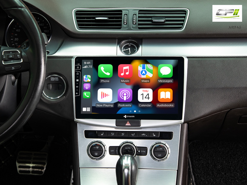 D9-2S Premium Flex 160 GB Android Autoradio für VW Passat B7 mit 4 x 100W Class-D Verstärker, 10,1 Zoll Display (hochauflösen