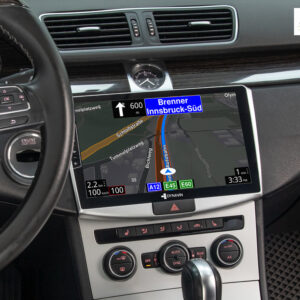 D9-2S Premium Flex 160 GB Android Autoradio für VW Passat B7 mit 4 x 100W Class-D Verstärker, 10,1 Zoll Display (hochauflösen