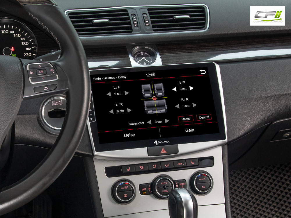 D9-2S Premium Flex 160 GB Android Autoradio für VW Passat B7 mit 4 x 100W Class-D Verstärker, 10,1 Zoll Display (hochauflösen
