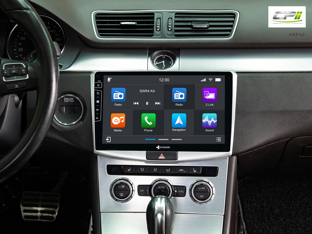 D9-2S Premium Flex 160 GB Android Autoradio für VW Passat B7 mit 4 x 100W Class-D Verstärker, 10,1 Zoll Display (hochauflösen