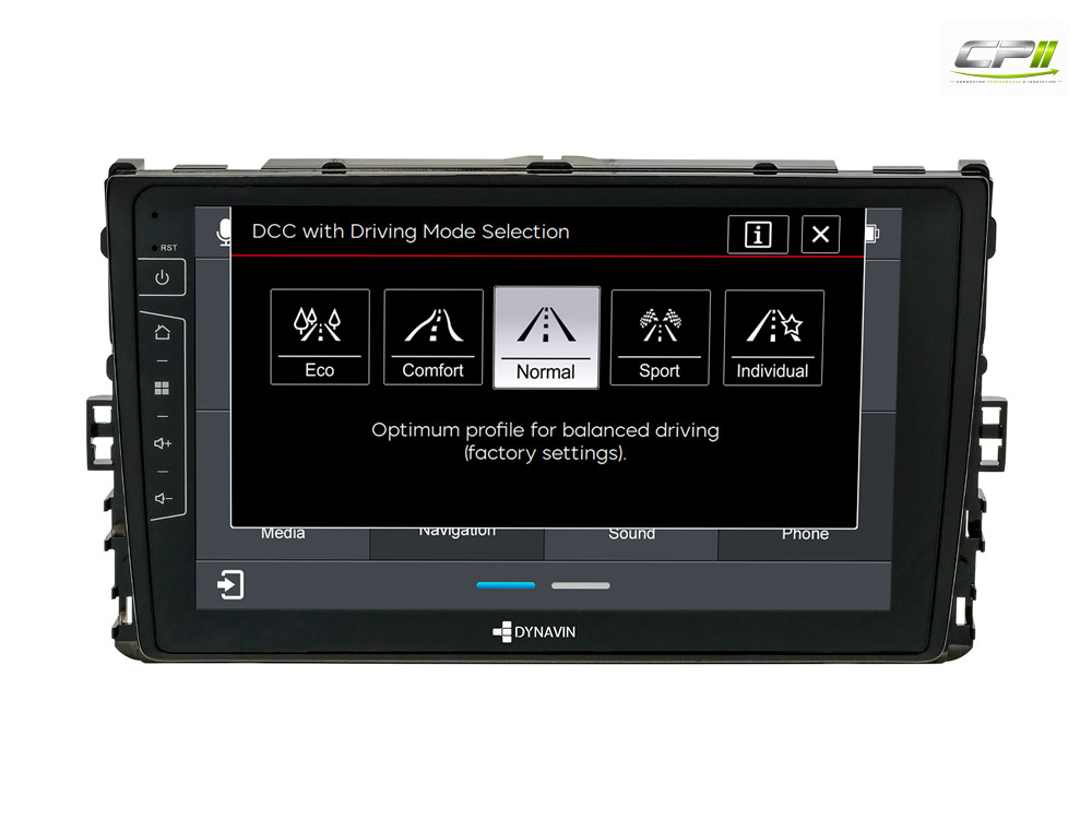 Dynavin Android Autoradio für VW T6.1 Polo Golf Sportsvan mit 9 Zoll Display – D9-333-07 CPII