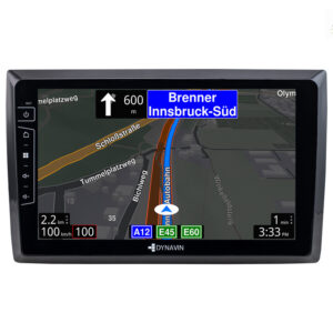 D9-36 Premium Android Autoradio für VW Beetle mit 4 x 100W Class-D Verstärker, 9 Zoll Display (hochauflösend), Inkl. Head-up-