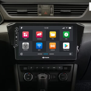 D9-37 Premium Android Autoradio für Skoda Superb mit 4 x 100W Class-D Verstärker, 10,1 Zoll Display (hochauflösend), Inkl. He