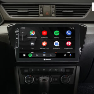 D9-37 Premium Android Autoradio für Skoda Superb mit 4 x 100W Class-D Verstärker, 10,1 Zoll Display (hochauflösend), Inkl. He