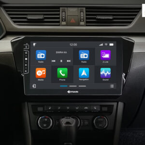 D9-37 Premium Android Autoradio für Skoda Superb mit 4 x 100W Class-D Verstärker, 10,1 Zoll Display (hochauflösend), Inkl. He