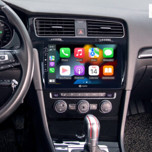 D9-3B Premium Android Autoradio für VW Golf 7 mit 4 x 100W Class-D Verstärker, 10,1 Zoll Display (hochauflösend), Inkl. Head-
