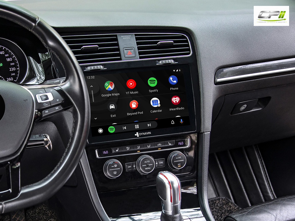 D9-3B Premium Android Autoradio für VW Golf 7 mit 4 x 100W Class-D Verstärker, 10,1 Zoll Display (hochauflösend), Inkl. Head-